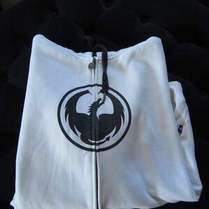 Dragon Emblem White Hoodie